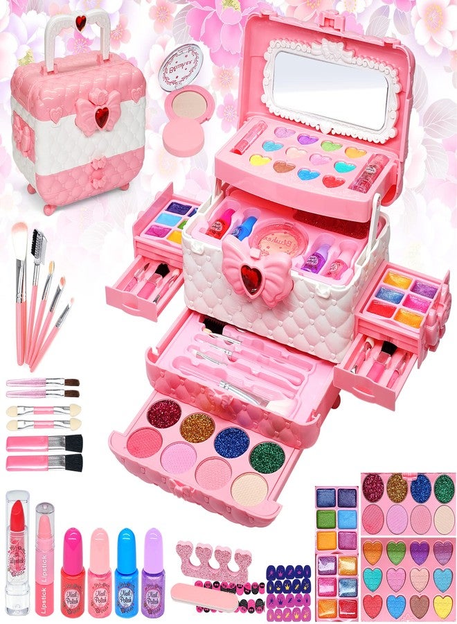 Mrabbitoo Kids Makeup Sets for Girls - Kids Makeup Sets for Girls 5-8, Maquillaje para Niñas, Play Make Up Kit, Best Toys for Little Girl,Princess Toddler Kid Stuff, Ages 3456789 10 Year Old Girl Birthday Gifts - Image 1